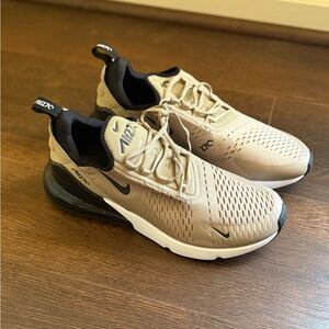 Nike Air Max 270 Sneakers - Beige and Black